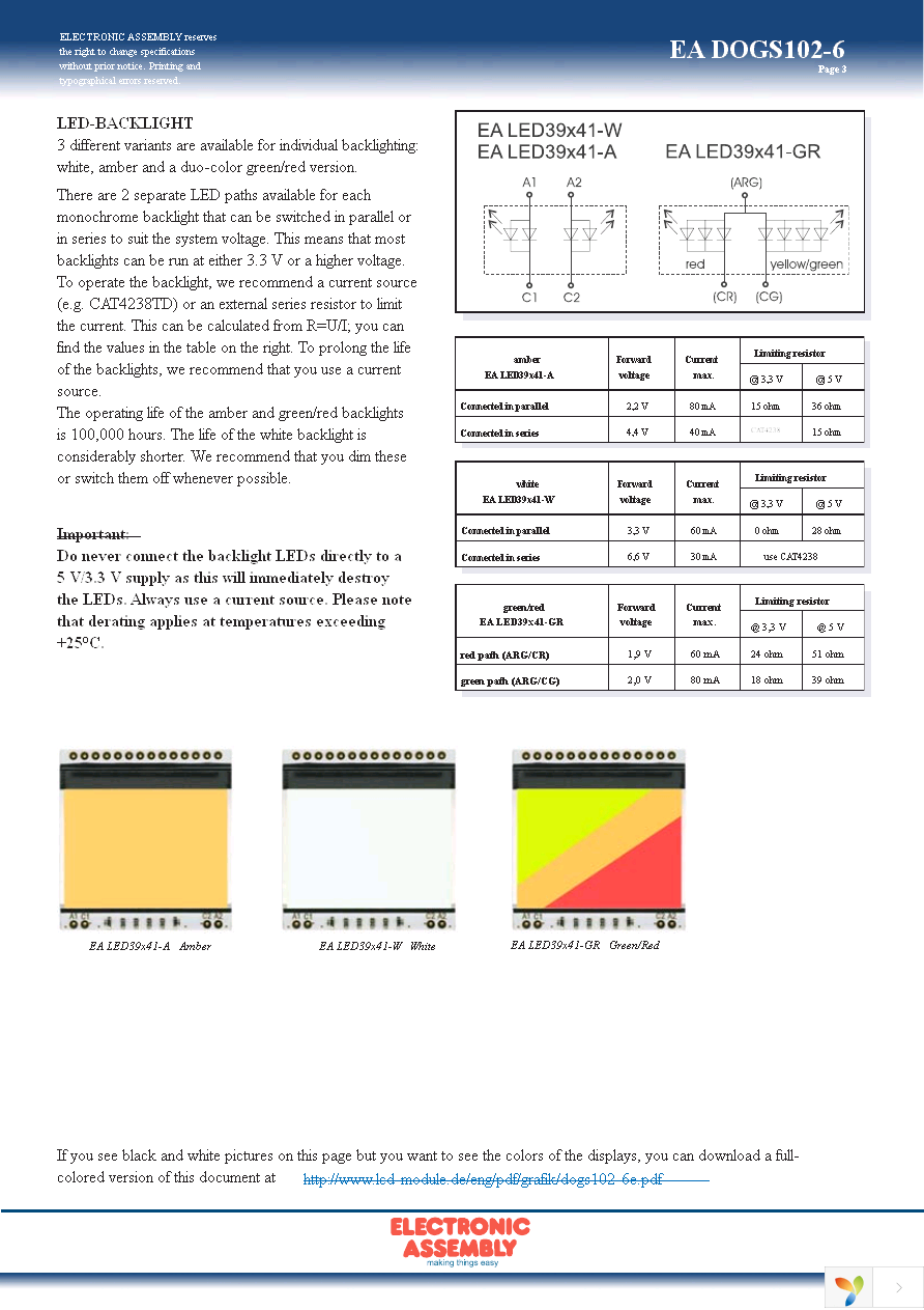 EA LED39X41-W Page 3